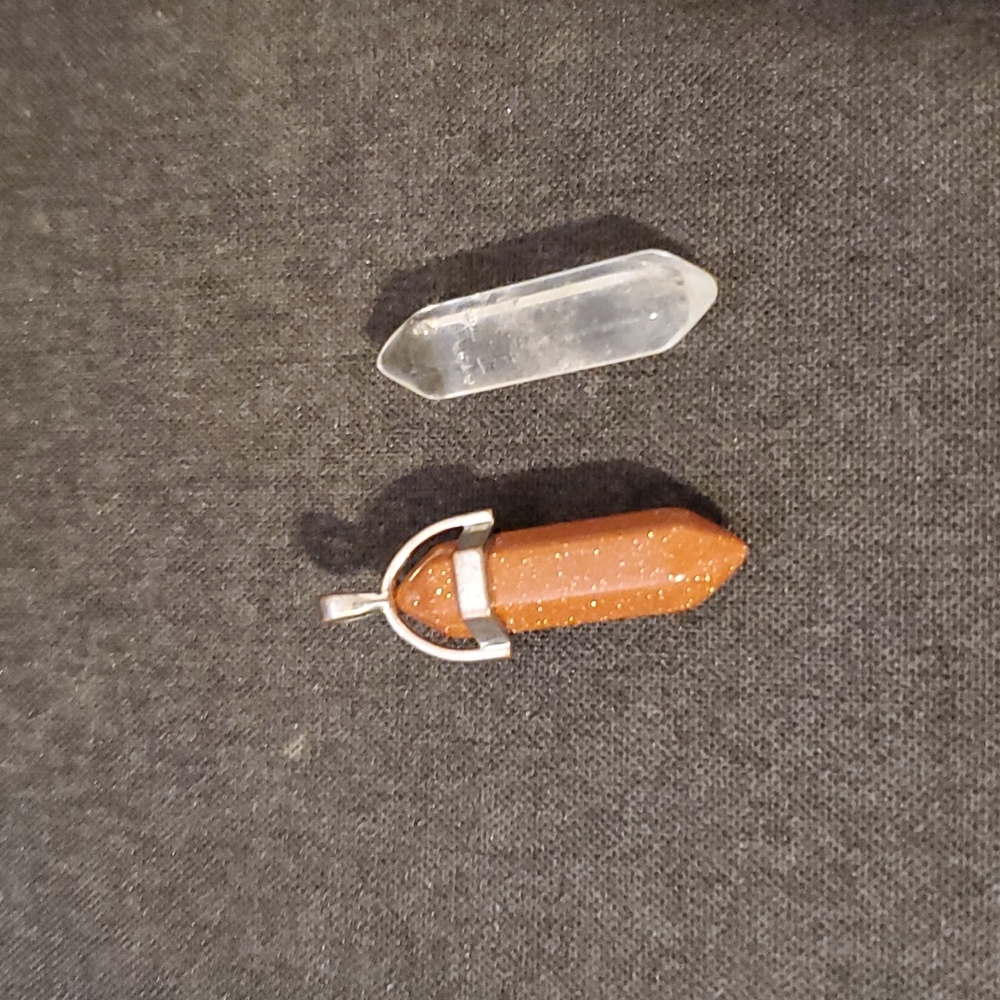 Sandstone Crystal Interchangeable Pendant 1.5in